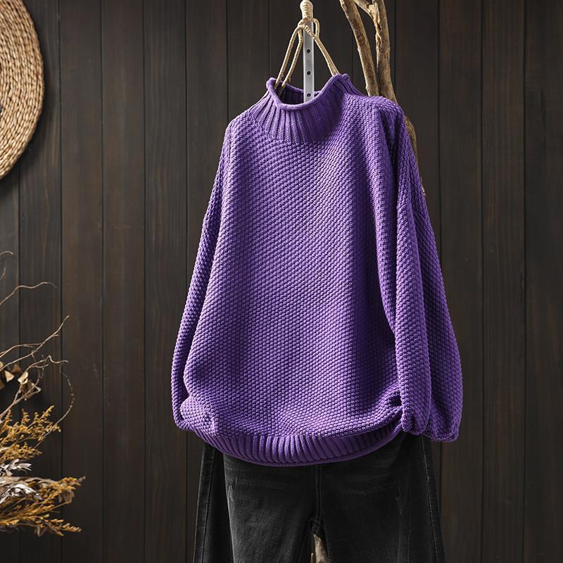Aeris - Maglione in maglia waffle