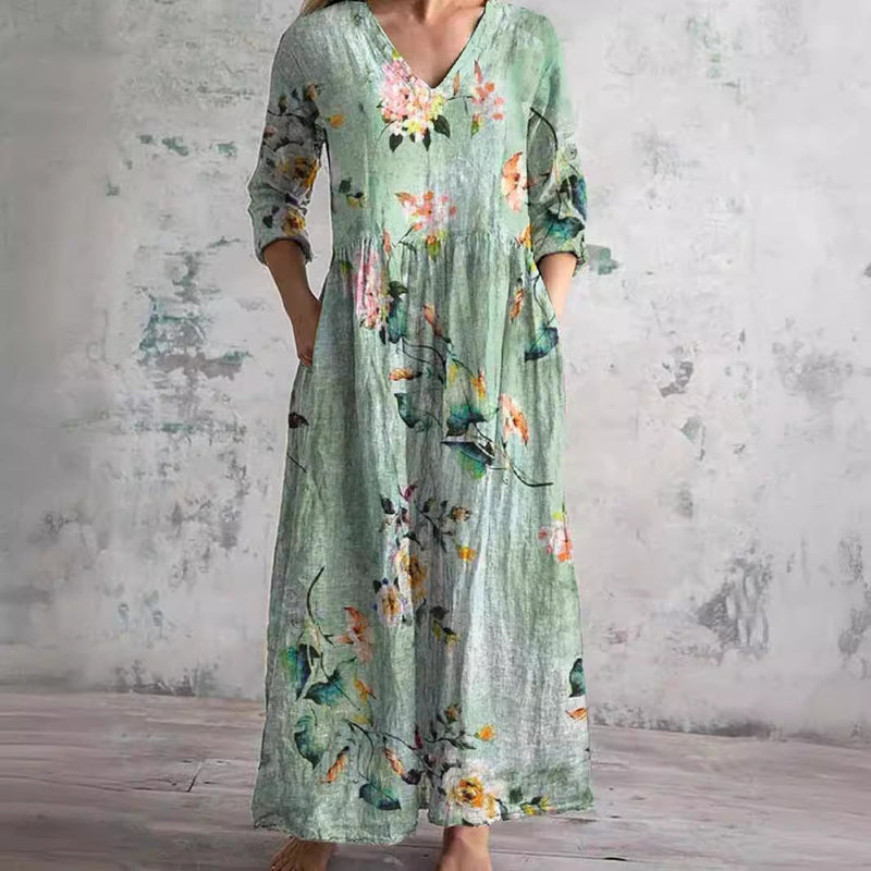 Saule - Abito Maxi Floreale Estivo