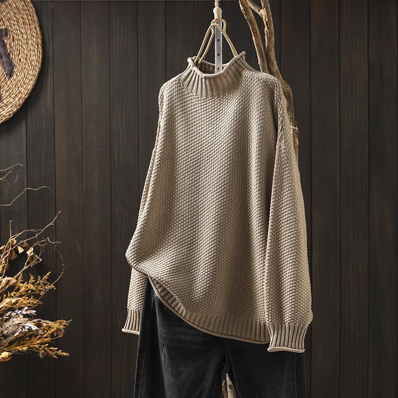 Aeris - Maglione in maglia waffle