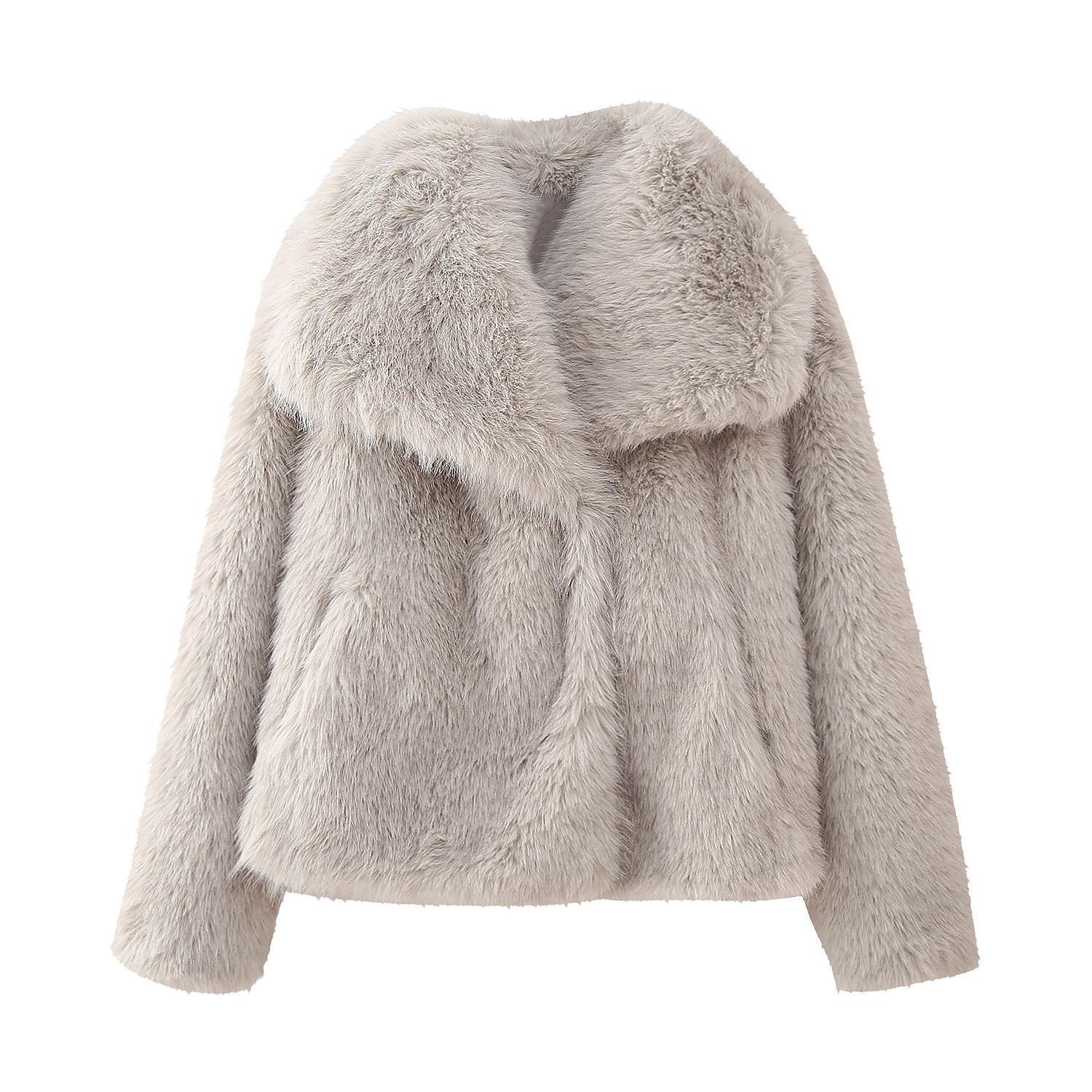ARELLE - Cappotto in pelliccia sintetica