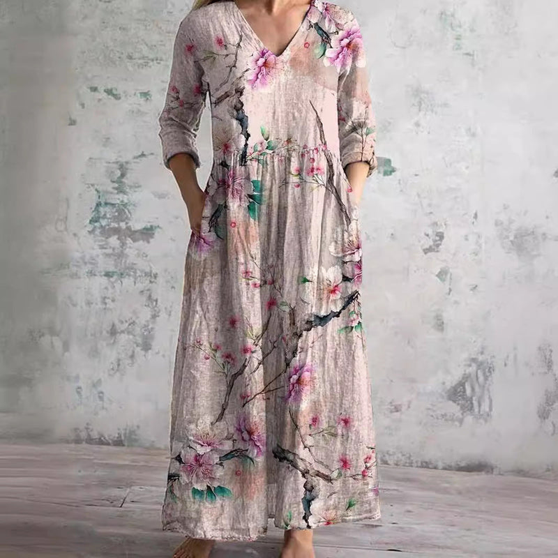Saule - Abito Maxi Floreale Estivo
