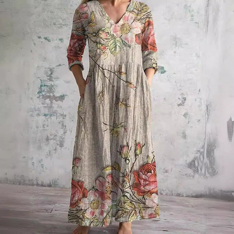 Saule - Abito Maxi Floreale Estivo