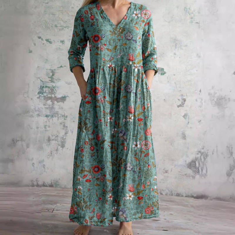 Saule - Abito Maxi Floreale Estivo
