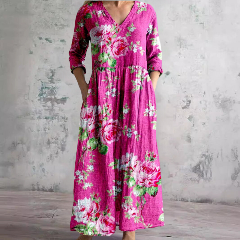 Saule - Abito Maxi Floreale Estivo