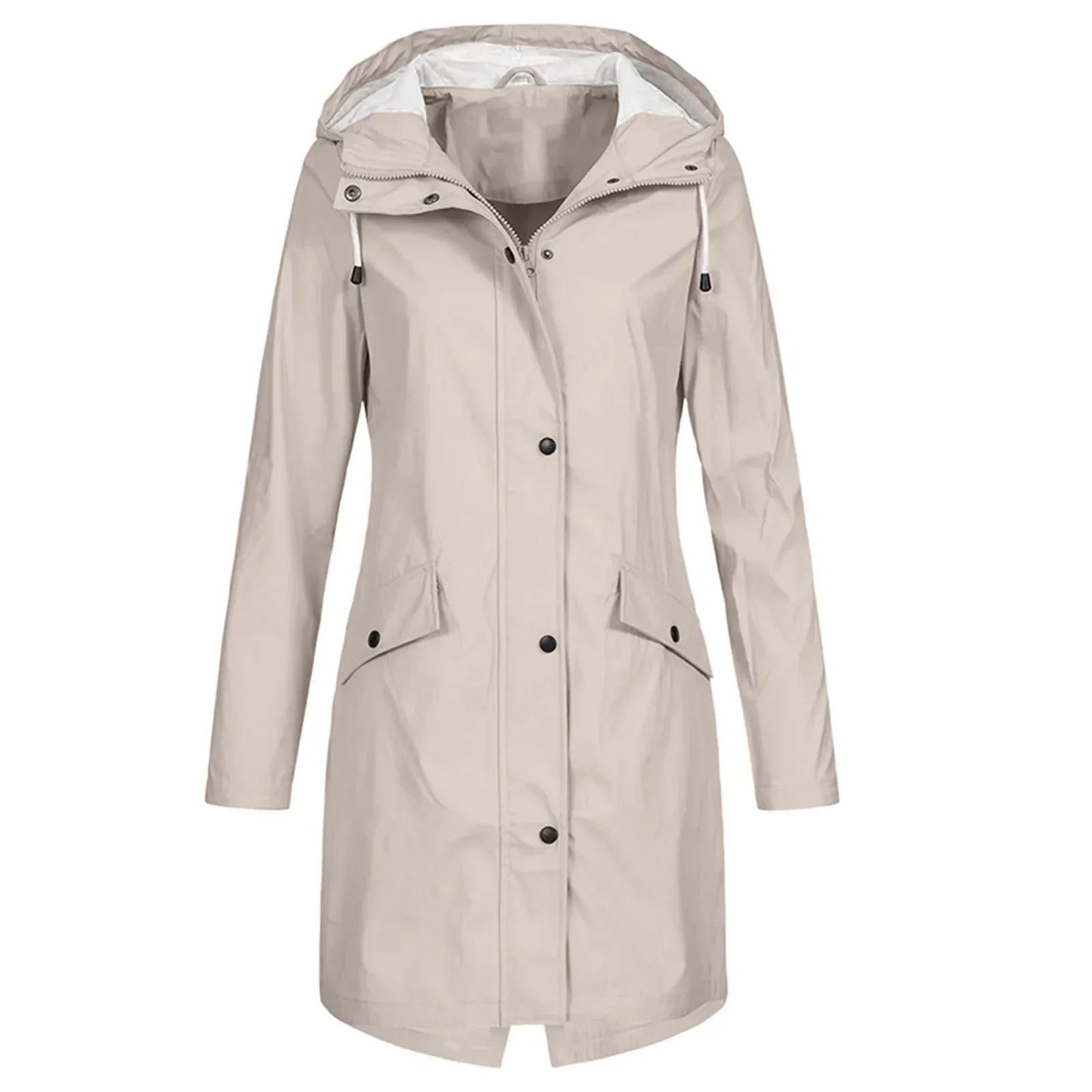 Monica Trench con cappuccio