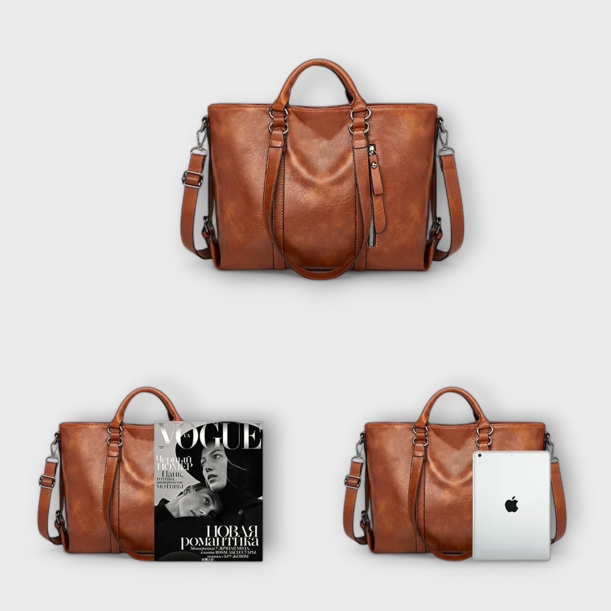 Alveno Borsa Grande in Pelle