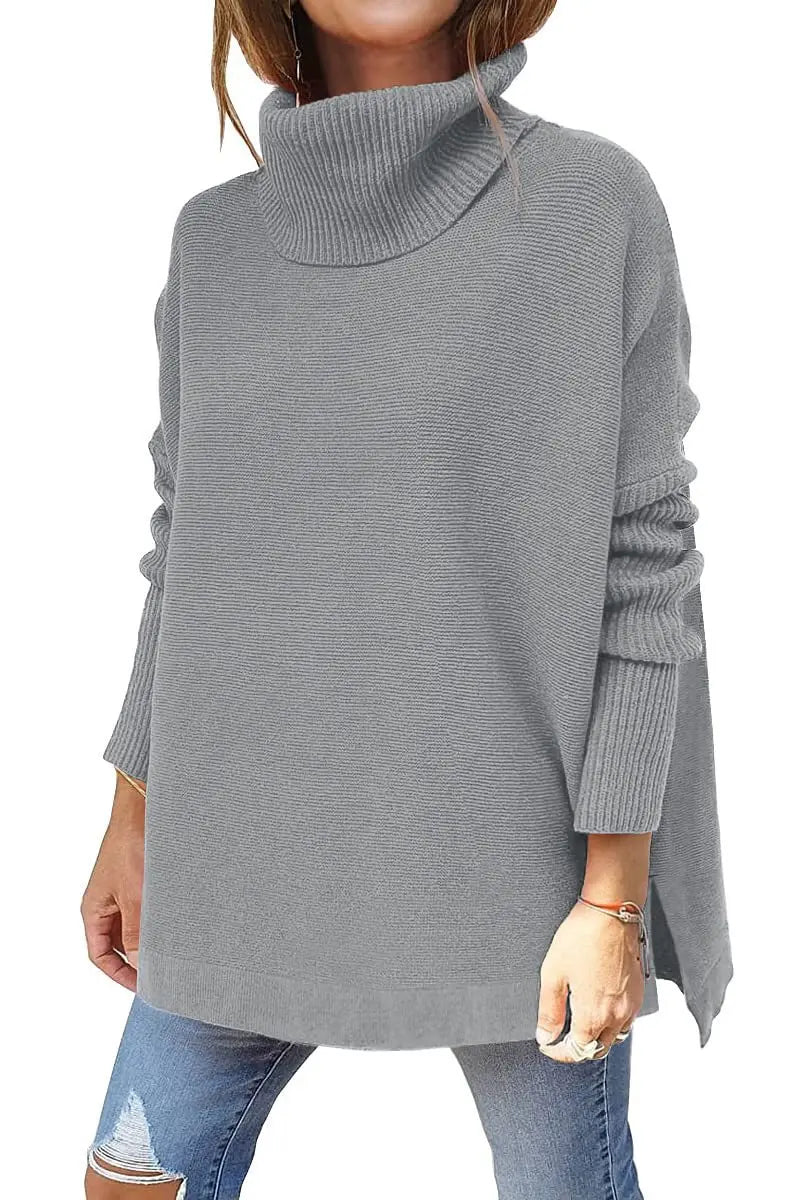 Dahiana | Maglione a maglia con scollo a tartaruga e vestibilità ampia
