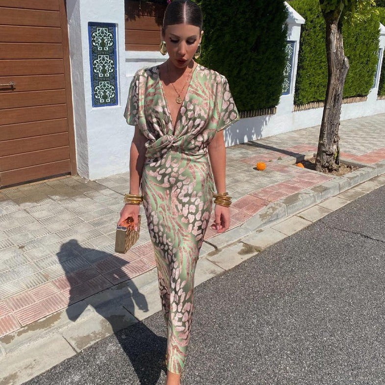 Cecily | Abito Maxi in Seta Morbida di Lusso