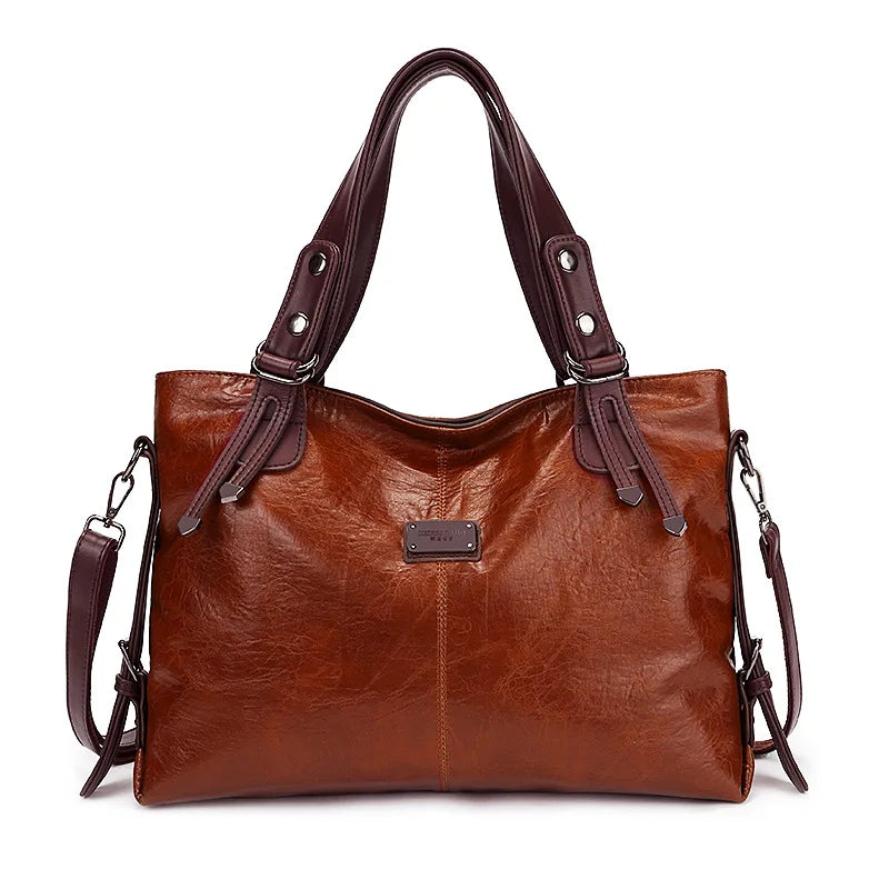 Aralyn Cuoio — Borsa Tote Raffinata