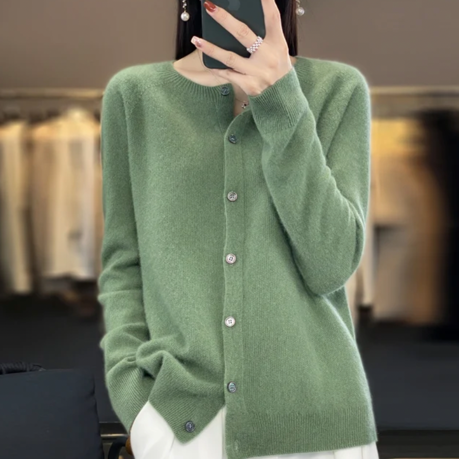Zita | Cardigan di lana accogliente