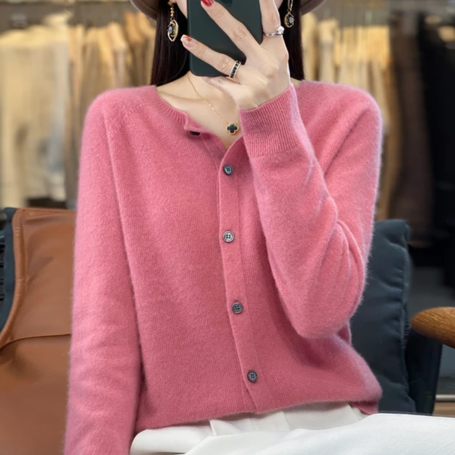 Zita | Cardigan di lana accogliente