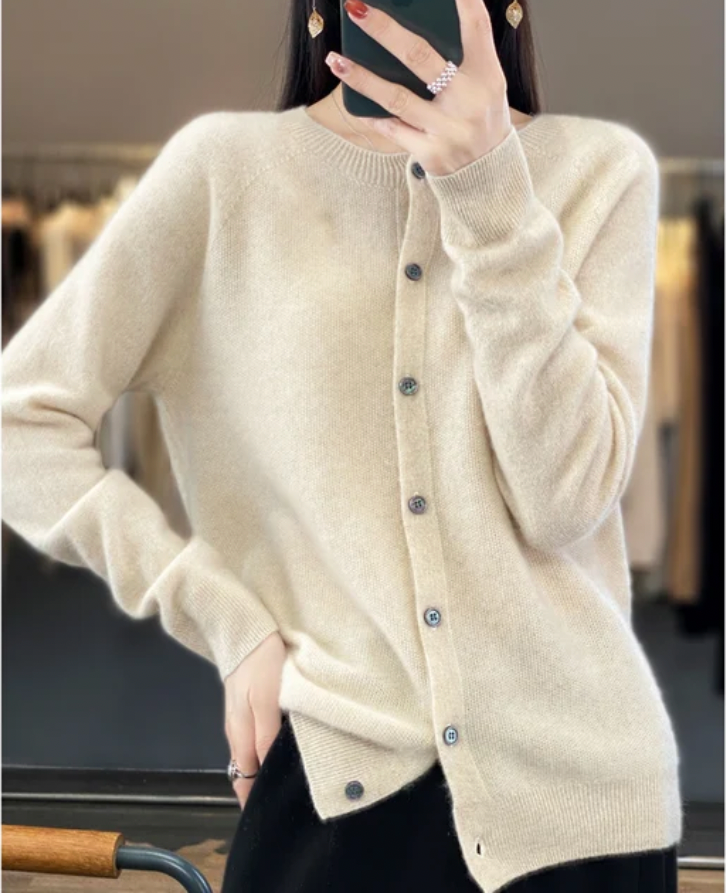 Zita | Cardigan di lana accogliente