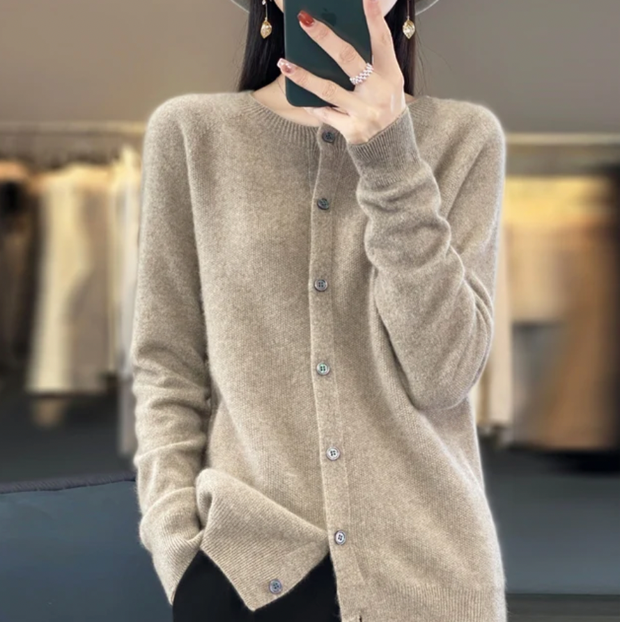 Zita | Cardigan di lana accogliente