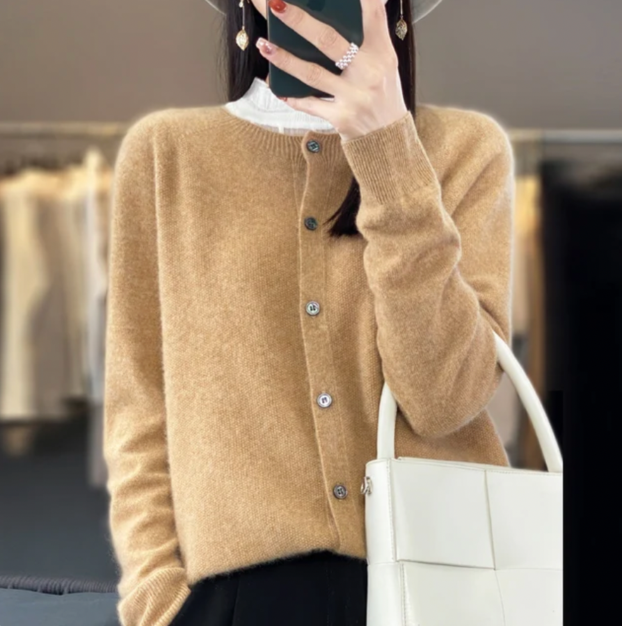 Zita | Cardigan di lana accogliente