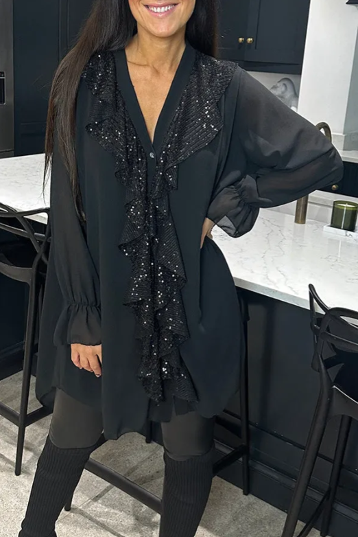 Alicia™ - Blusa elegante con ruches