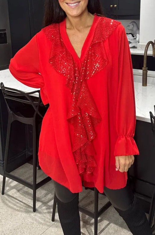 Alicia™ - Blusa elegante con ruches
