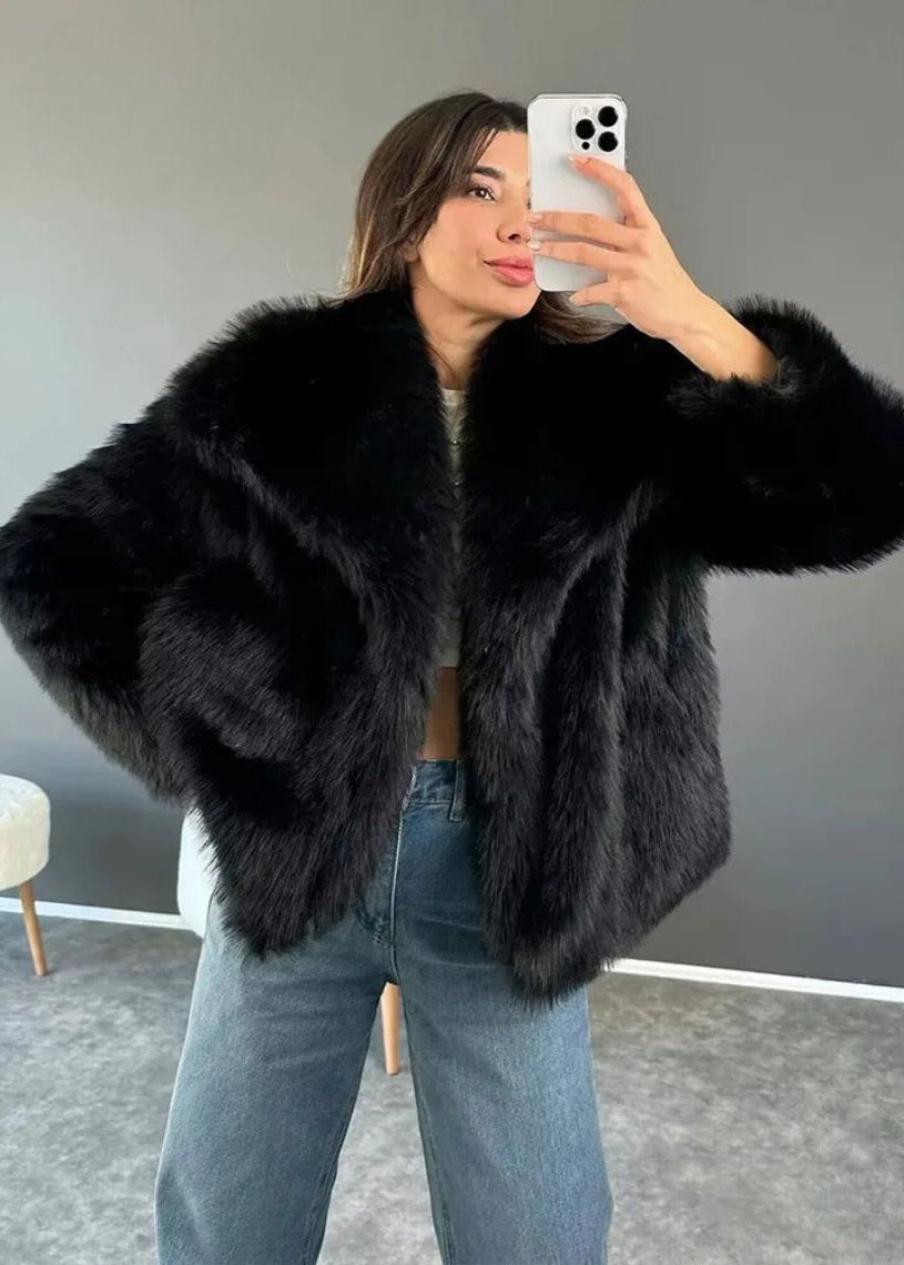 ARELLE - Cappotto in pelliccia sintetica