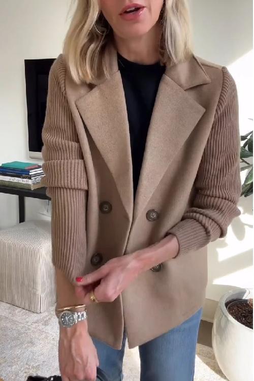 Cristiana | Blazer con maniche in maglia