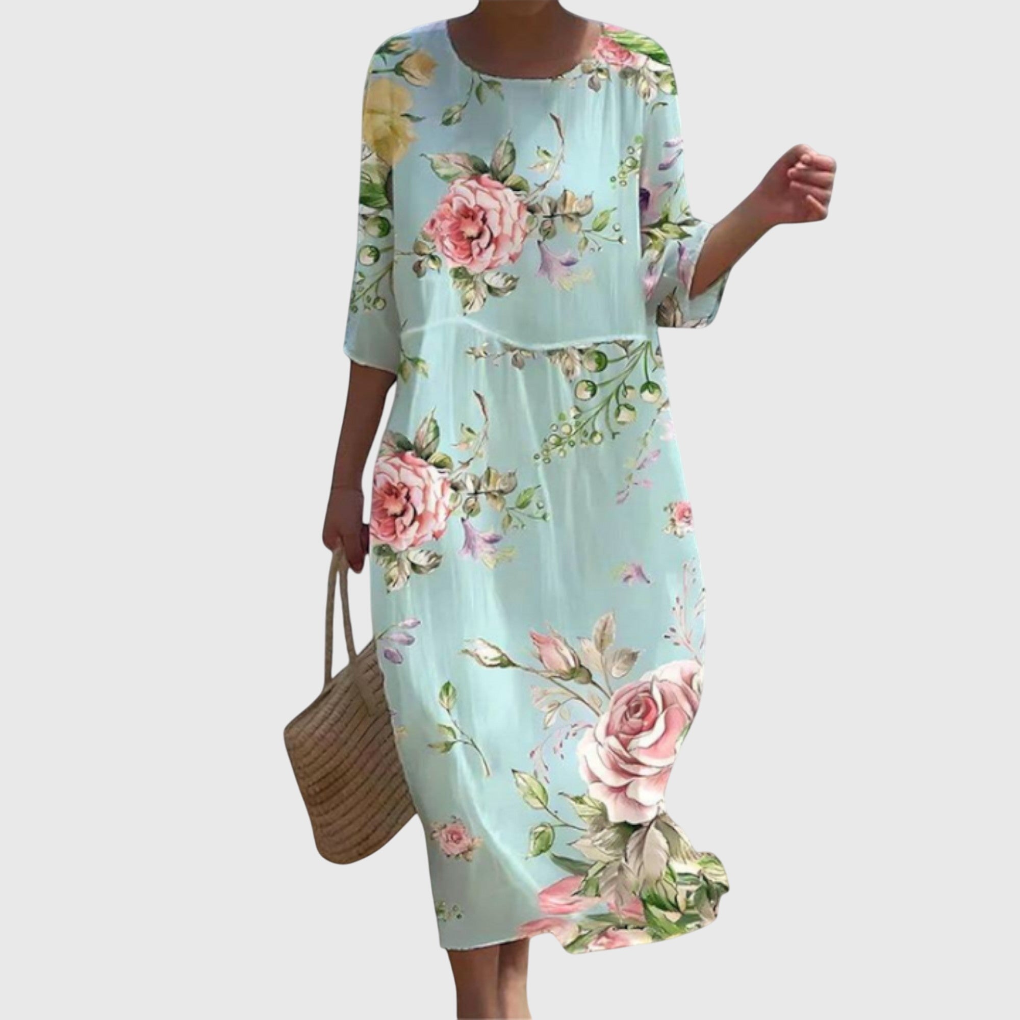 Hayley™ | Abito maxi floreale stiloso
