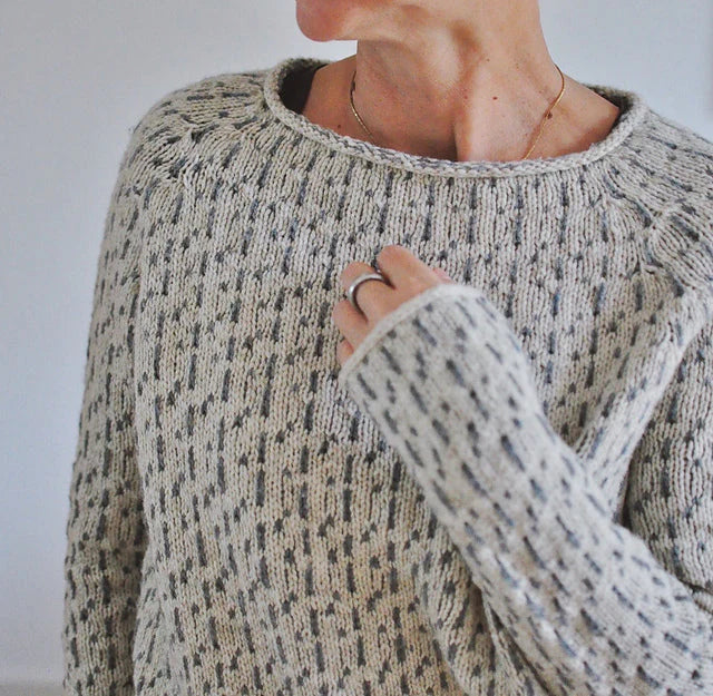Viviana - Maglione grigio chic con collo a stivale