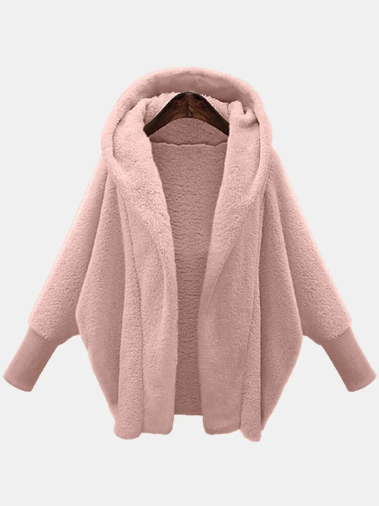 Nina - giacca da donna in peluche vestibilità ampia