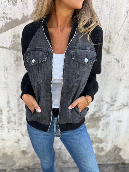 Olivia | Giacca di denim moderna