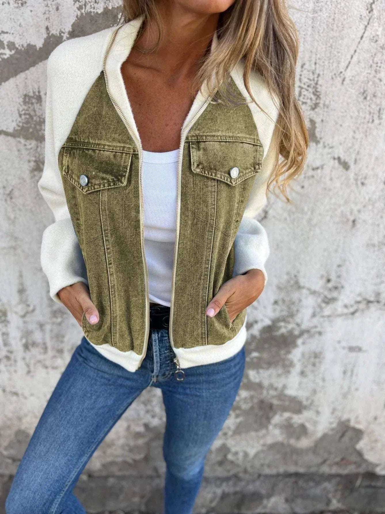 Olivia | Giacca di denim moderna