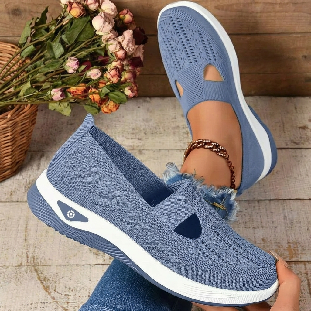 Haniya - Sneakers Slip-On in Maglia Traspirante