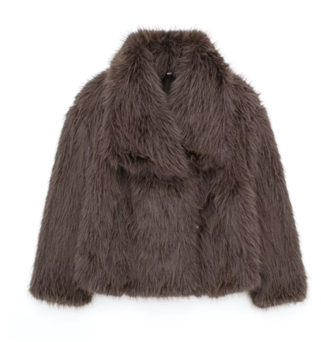 ARELLE - Cappotto in pelliccia sintetica