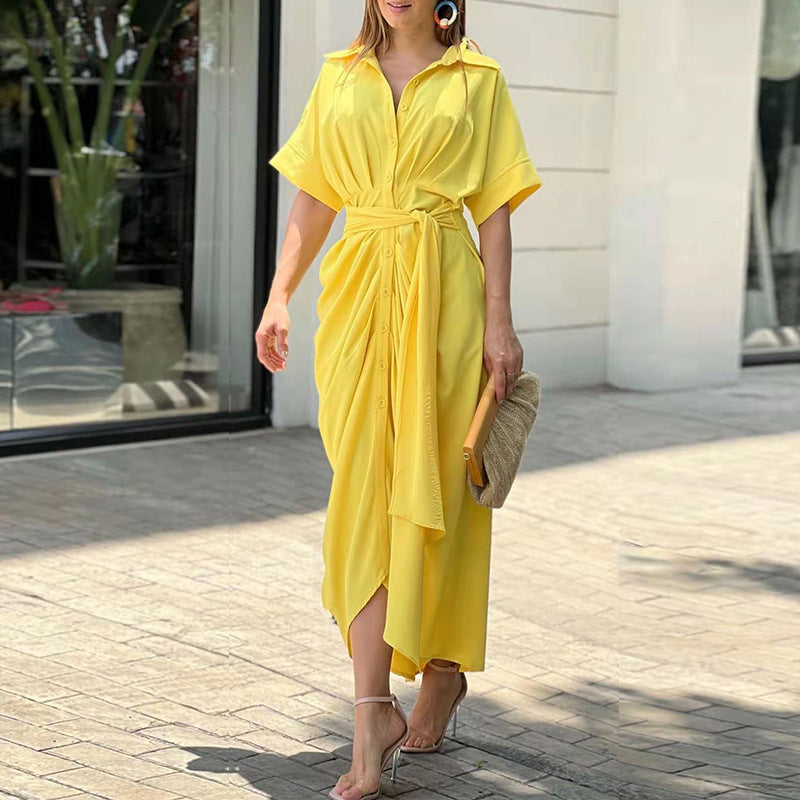 Amalia | Abito maxi a portafoglio di lusso (Quasi esaurito)