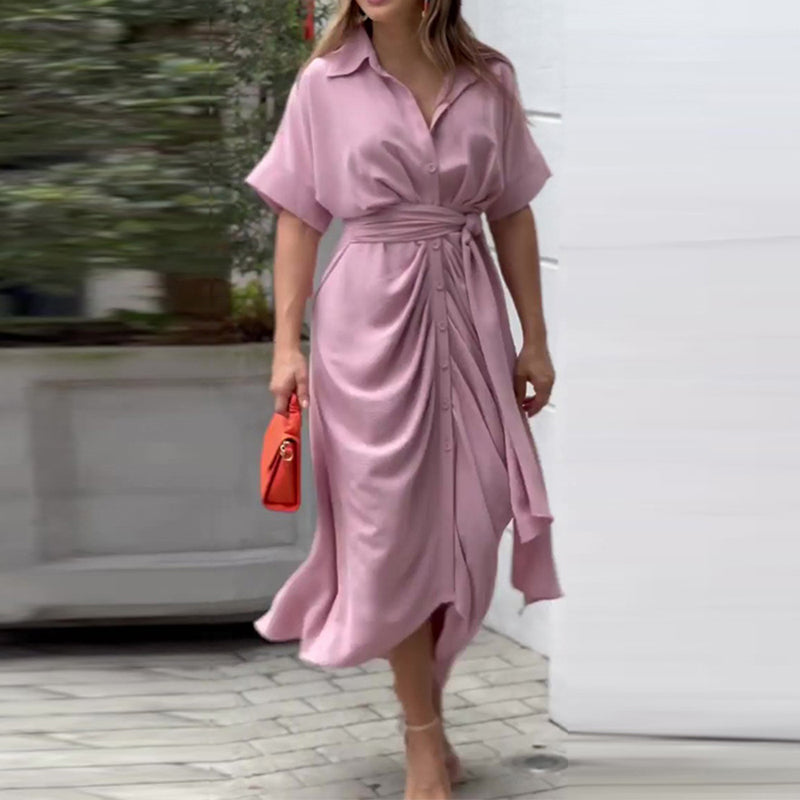 Amalia | Abito maxi a portafoglio di lusso (Quasi esaurito)