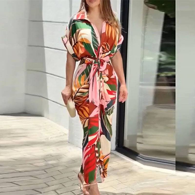 Amalia | Abito maxi a portafoglio di lusso (Quasi esaurito)