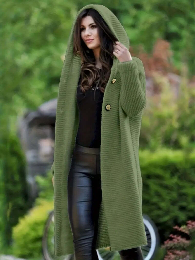 Aurora™ - Caldo cardigan lavorato a maglia lunga