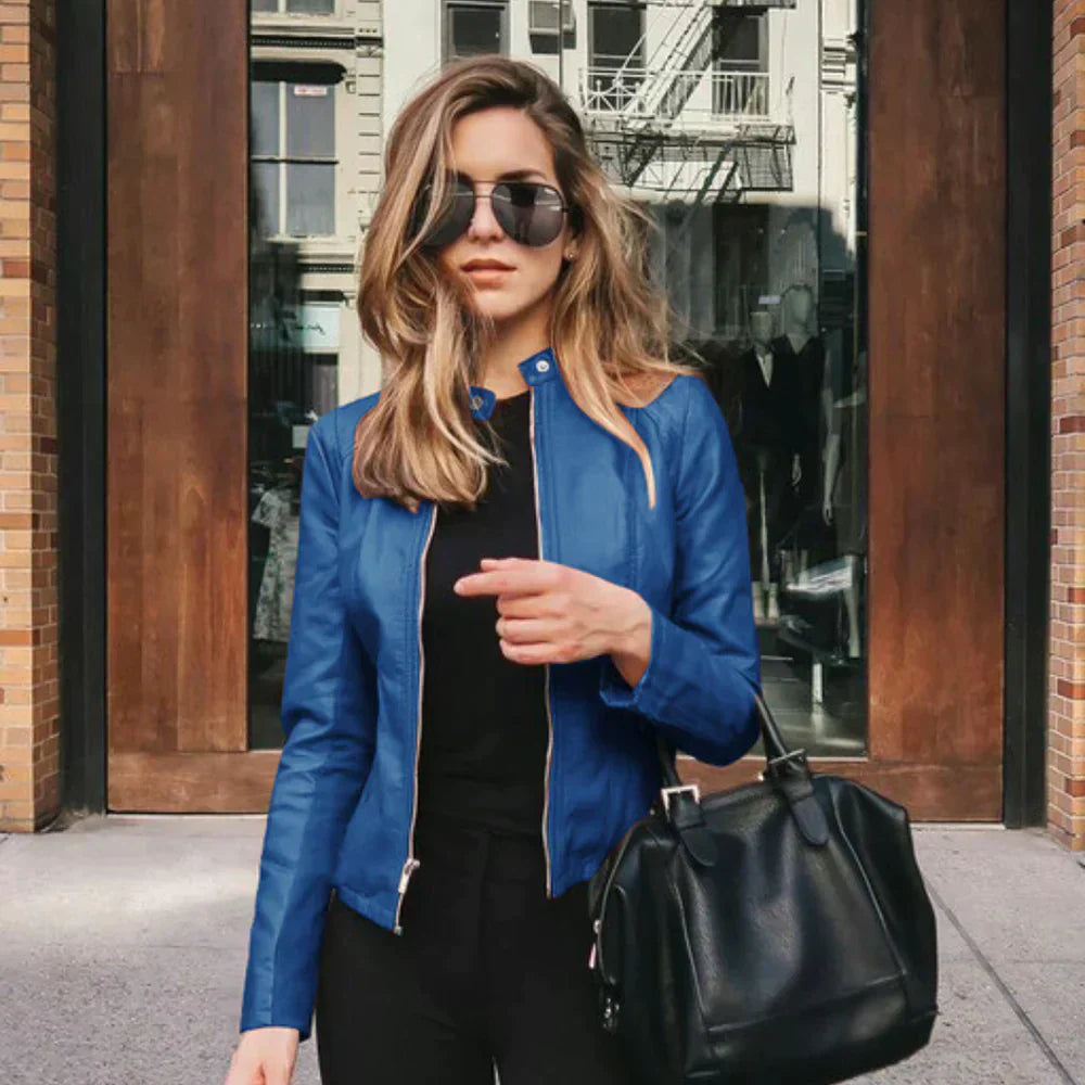 COLETTE - Giacca in Pelle Italiana Fatta a Mano