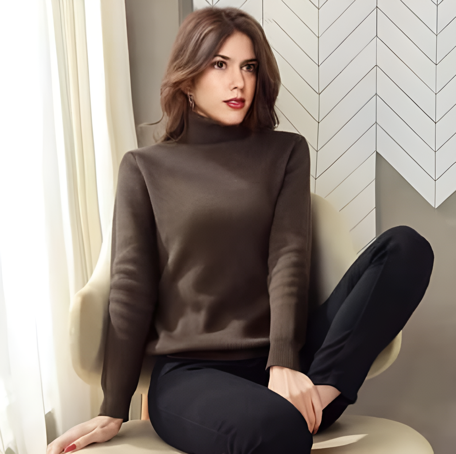 BONAVITA - MAGLIONE IN PILE DA DONNA