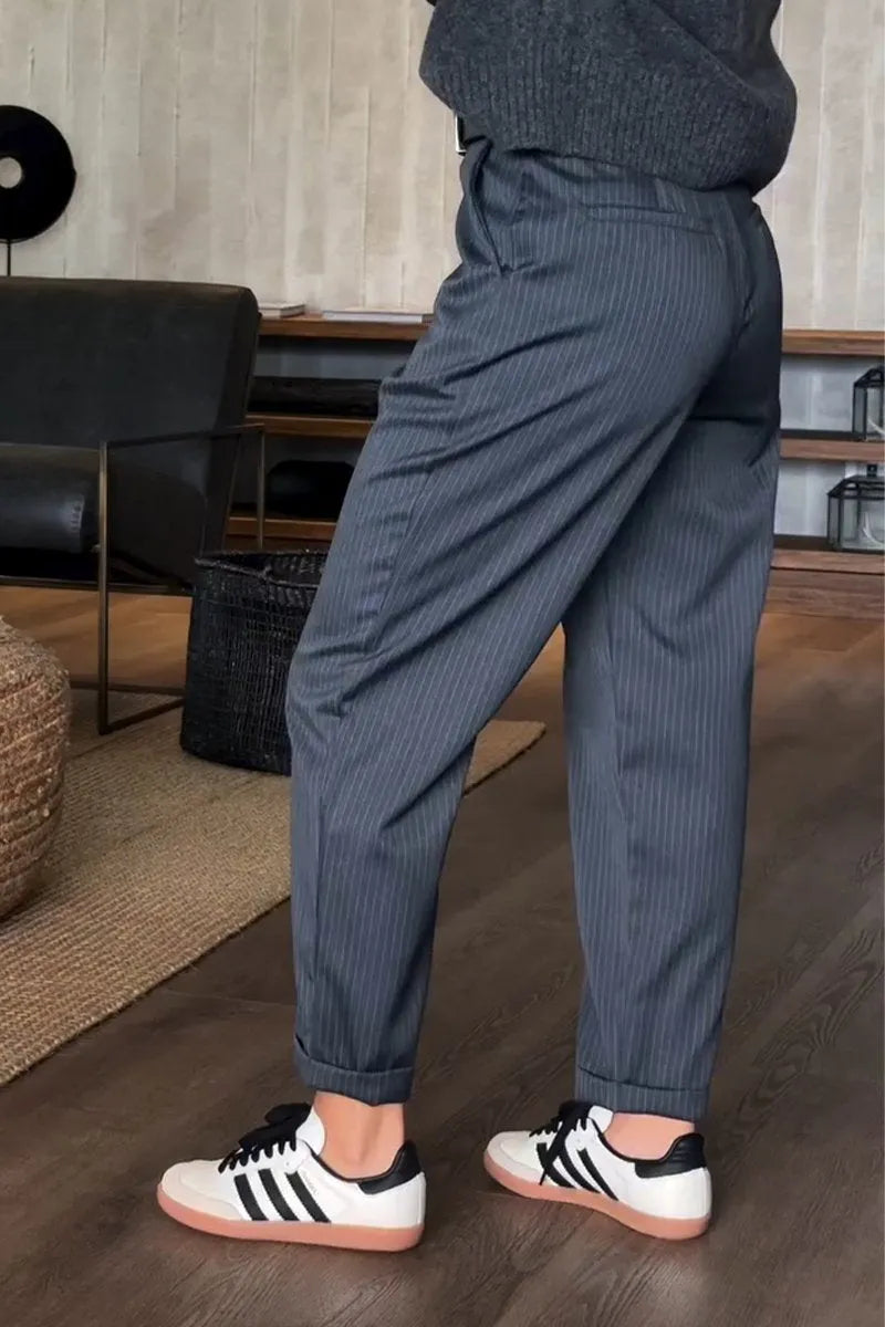 Renata™ | Pantaloni Eleganti a Righe che Valorizzano la Silhouette