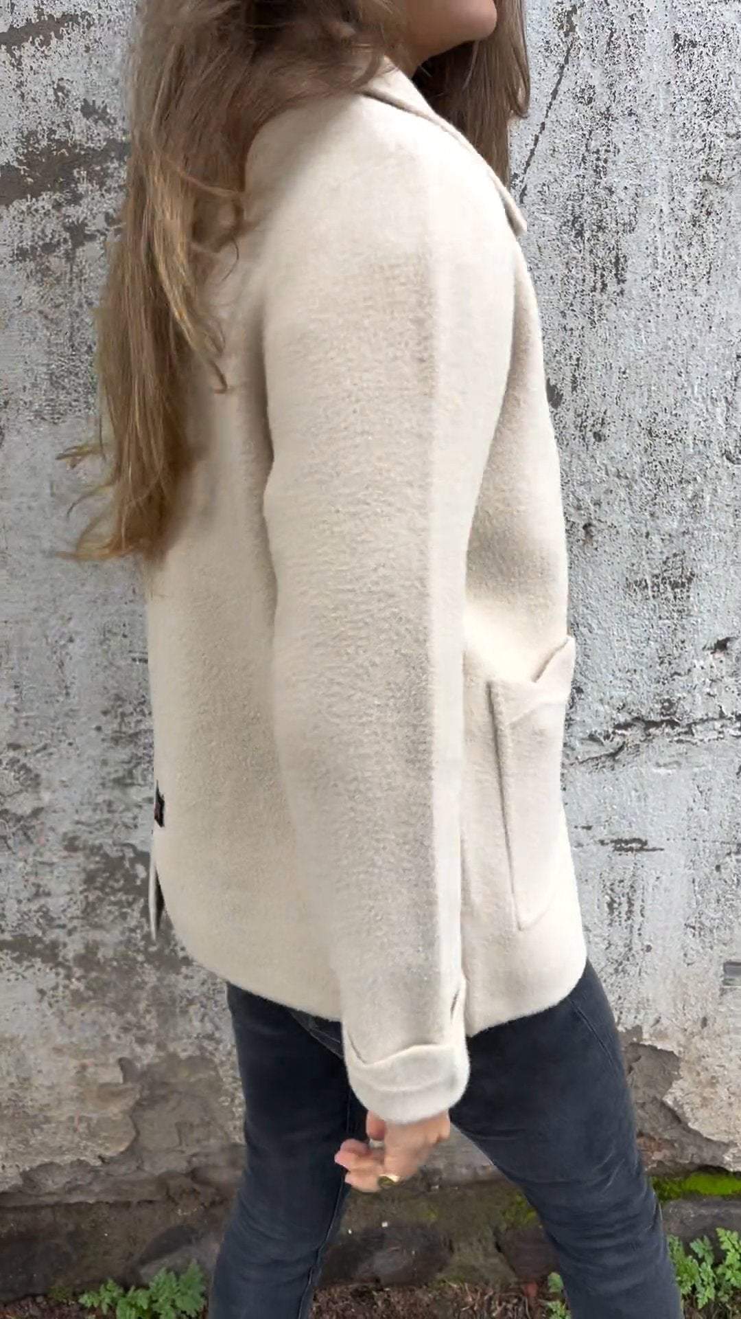 Chiara | Elegante giacca cardigan in lana