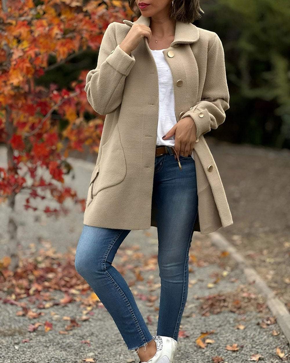 Miriam™ | Giacca casual con fiocco laterale chic