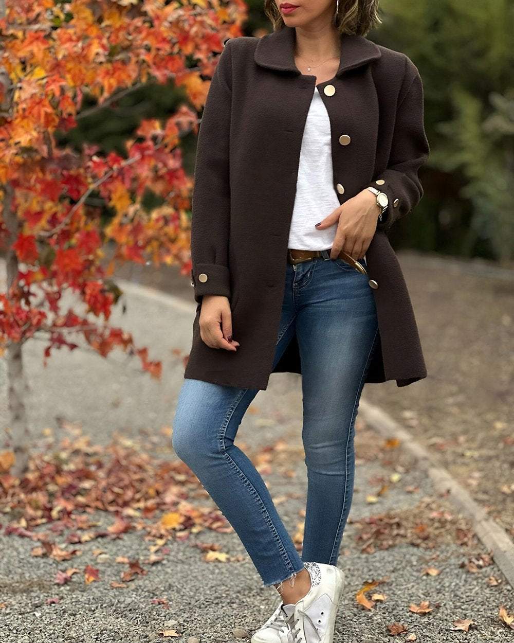 Miriam™ | Giacca casual con fiocco laterale chic