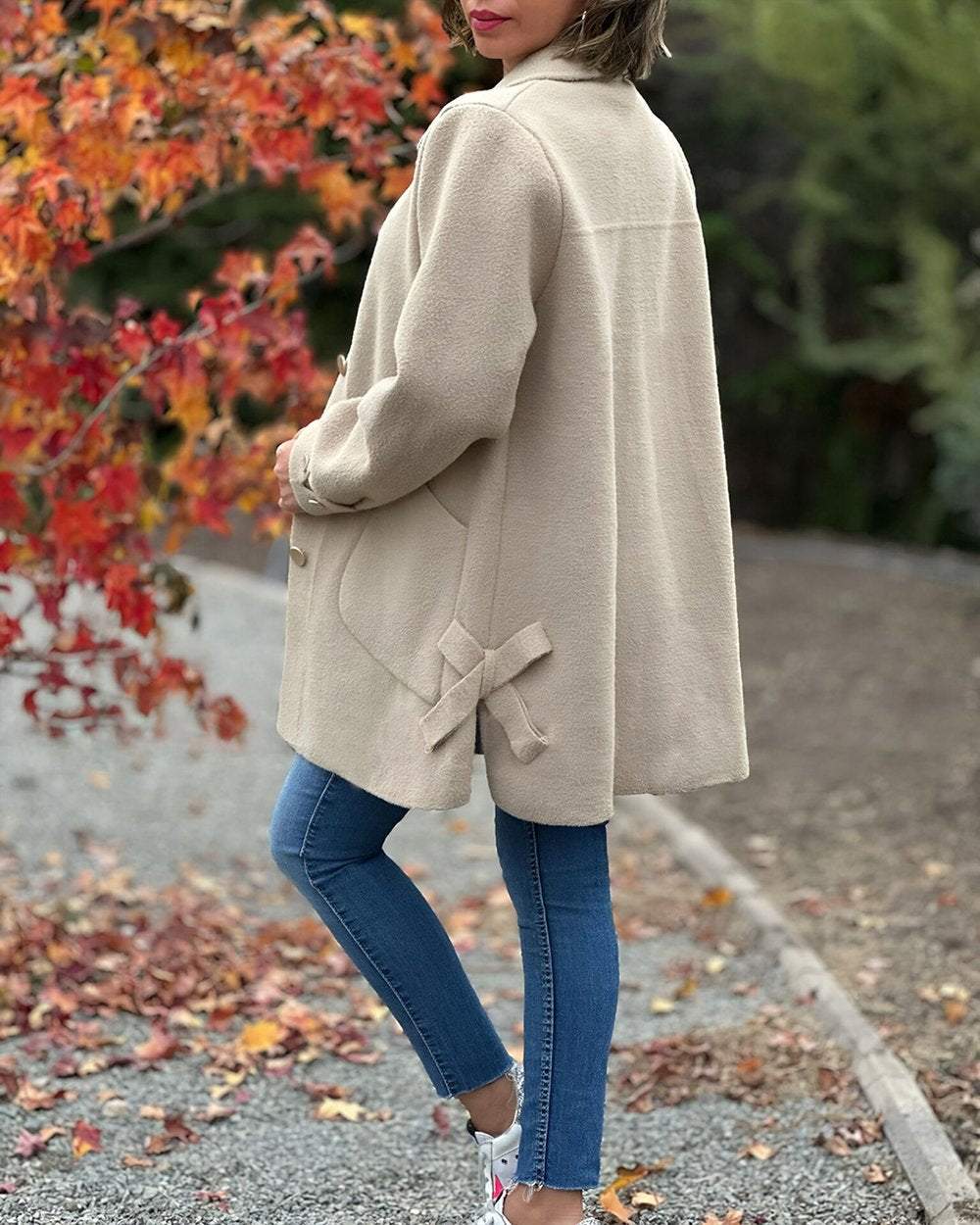 Miriam™ | Giacca casual con fiocco laterale chic