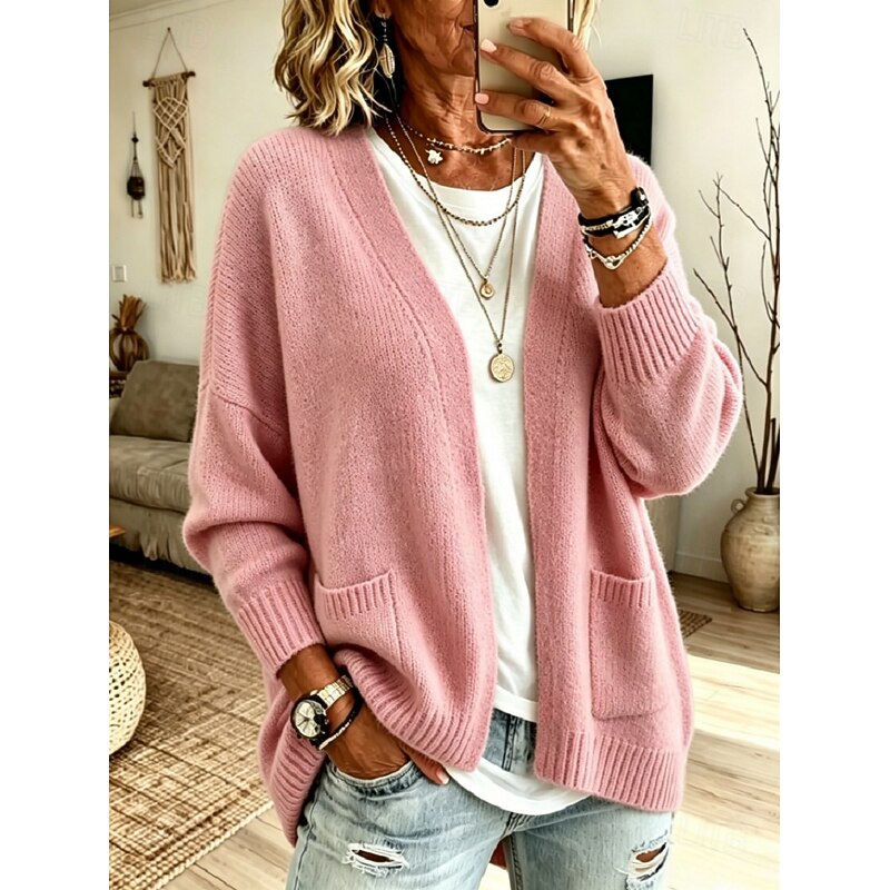 Chiara | Cardigan Aperto dalla Vestibilità Rilassata