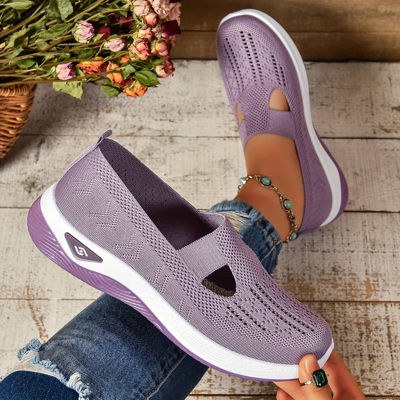 Haniya - Sneakers Slip-On in Maglia Traspirante