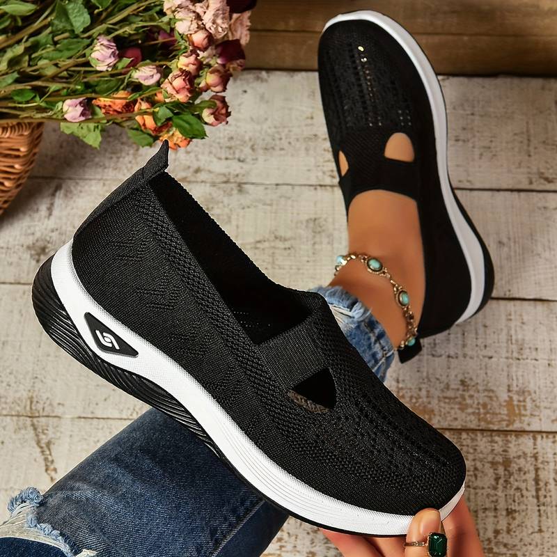 Haniya - Sneakers Slip-On in Maglia Traspirante