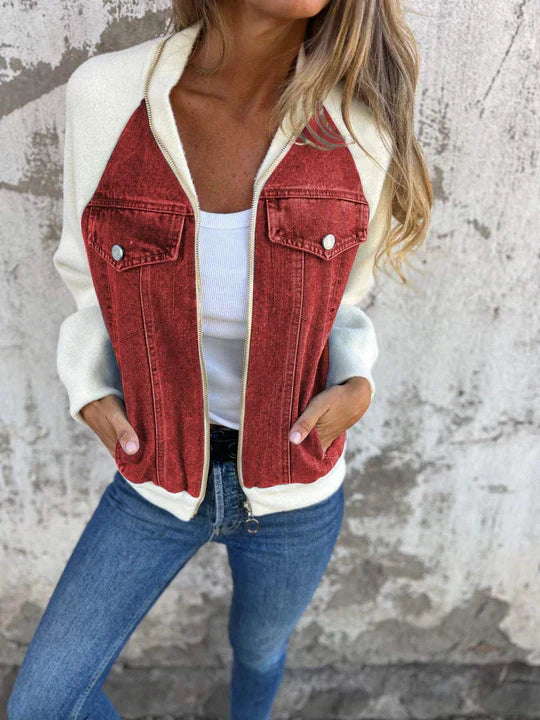 Olivia | Giacca di denim moderna