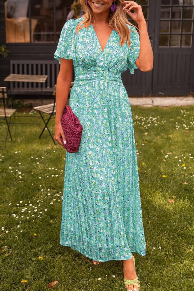Sandria | Abito maxi elegante con scollo a V