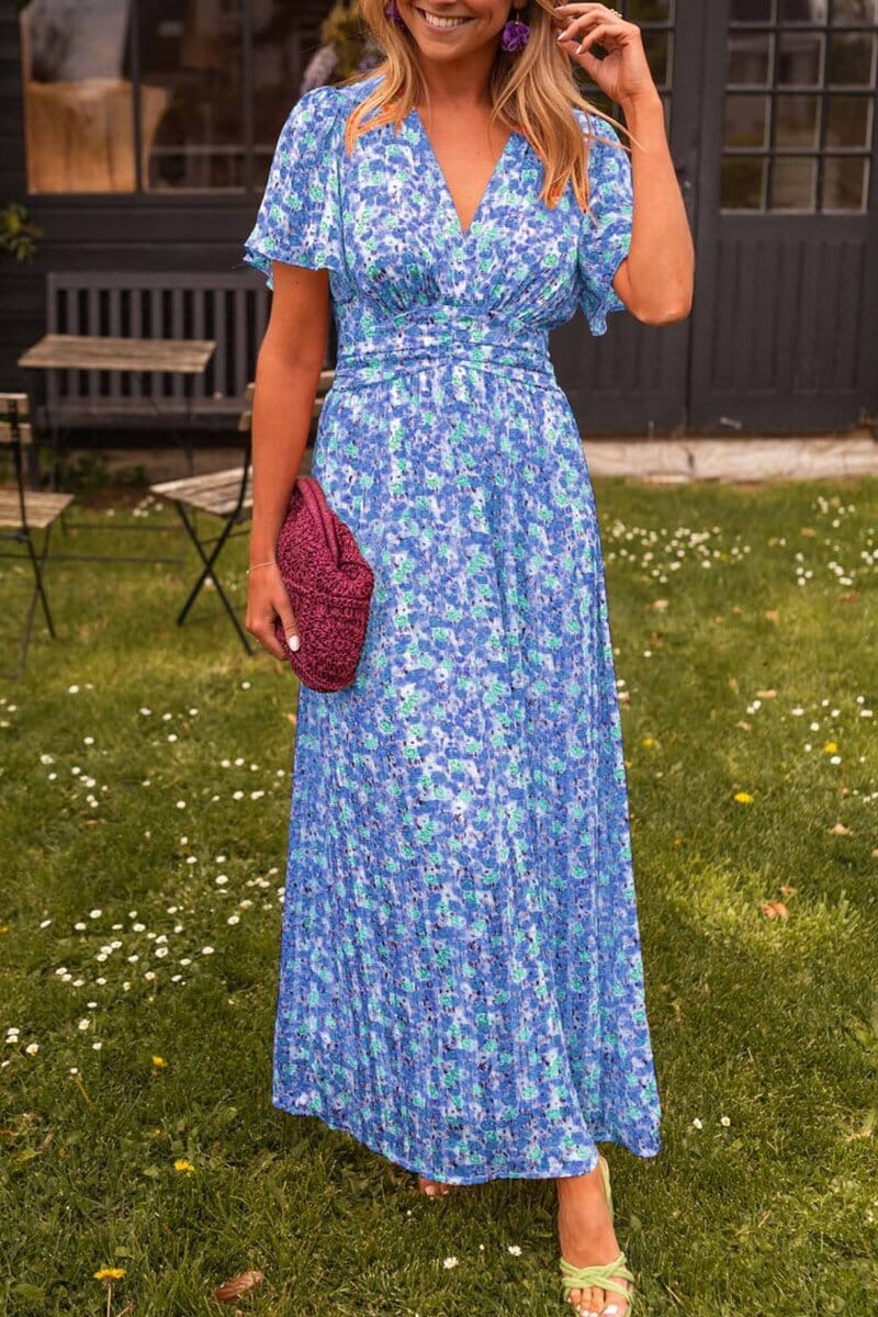 Sandria | Abito maxi elegante con scollo a V