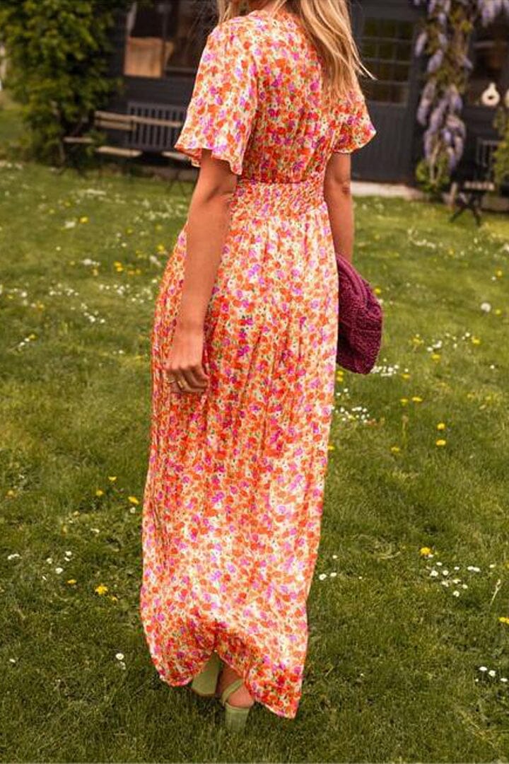 Sandria | Abito maxi elegante con scollo a V