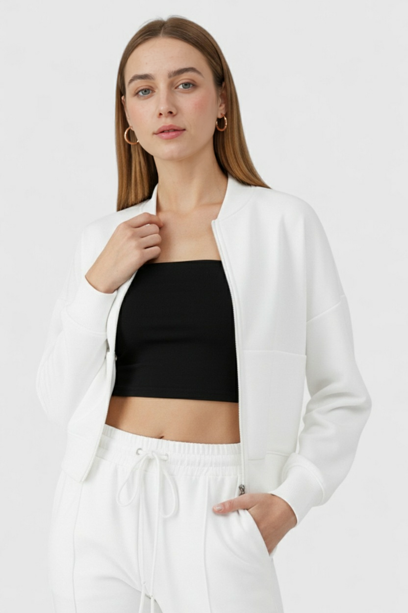 Alveno | Bianco Completo Vest e Pantaloni Premium