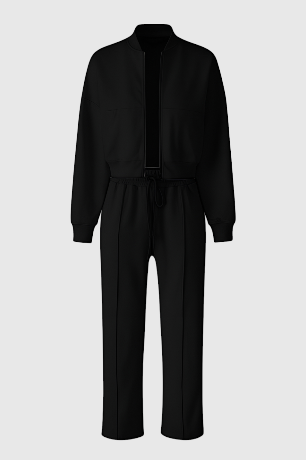 Alveno | Nero Completo Vest e Pantaloni Premium