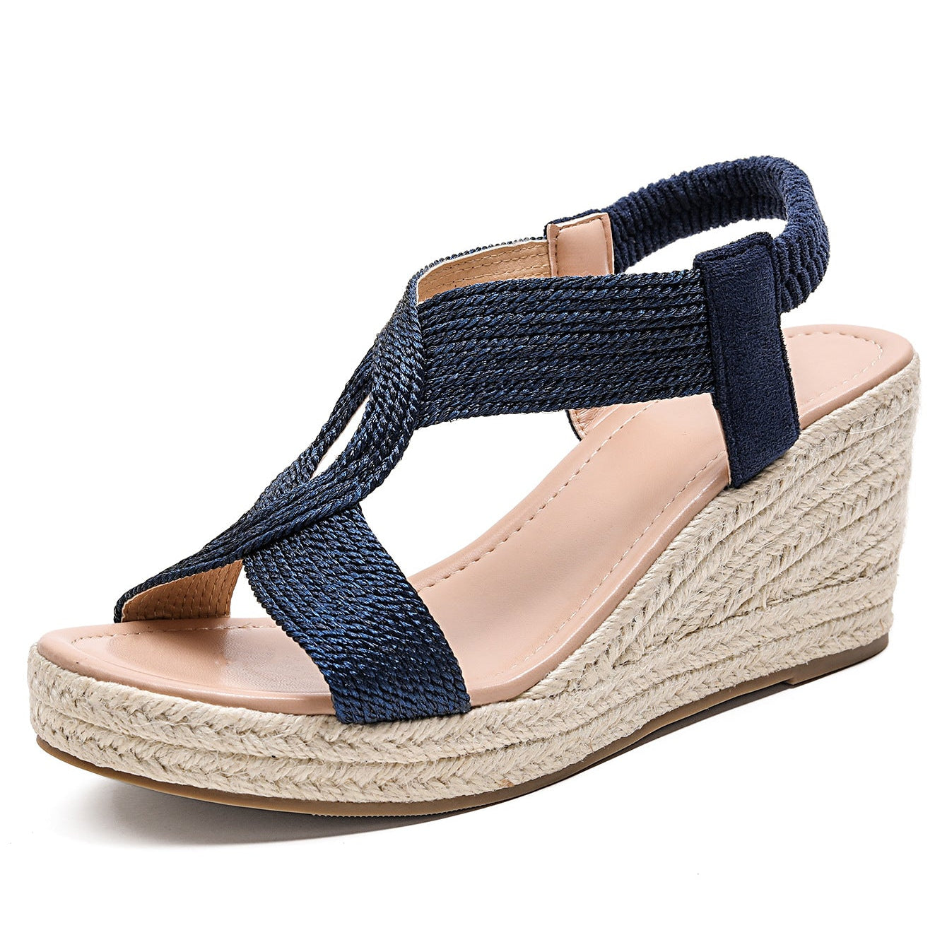 Aroa | Sandali Estivi con Zeppa Intrecciata